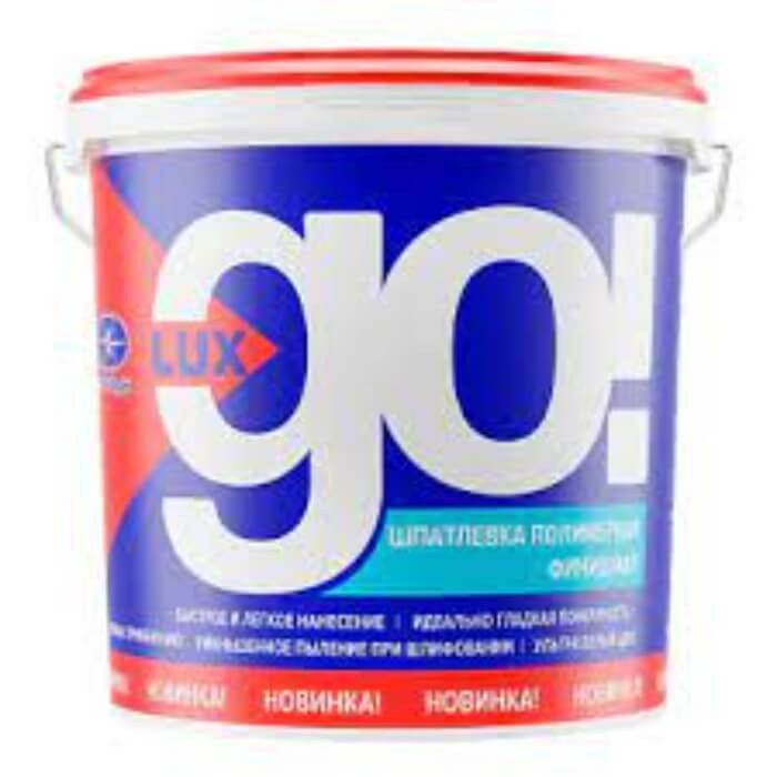 Шпатлёвка полимерная LUX GO, ведро 18 кг